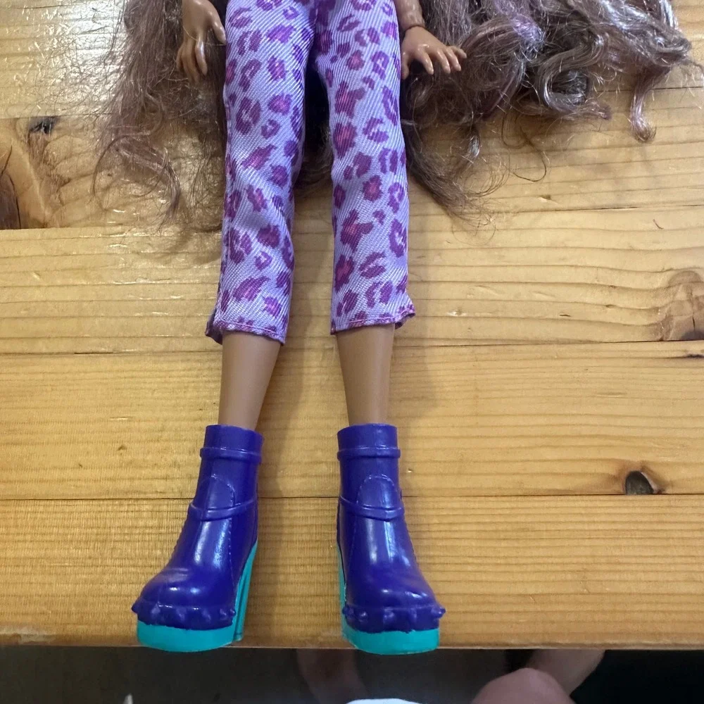 Monster High Clawdeen Wolf G3 Doll Purple Leopard Pants Purple Boots Gen 3